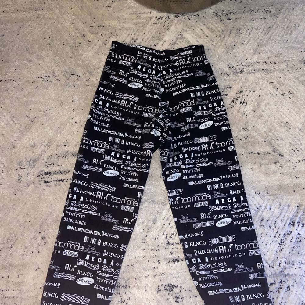 Balenciaga TV Logo Denim